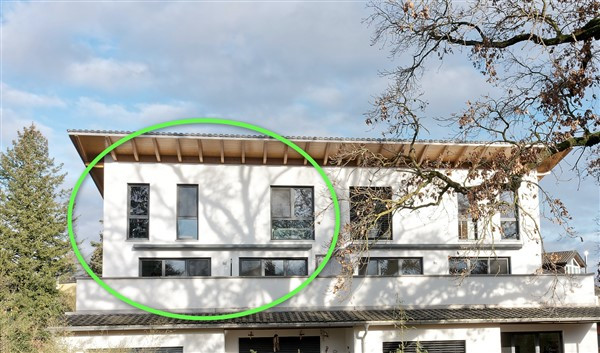 tolle, moderne Maisonette-Wohnung (OG/DG) in Bestlage von Dorfen, mit großer Süd-DT!