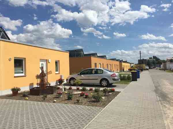 Wohnungen im Bungalowstil mit Gartenanteil
