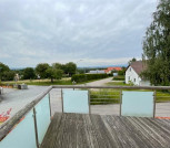 Terrasse mit wunderbarem Blick Richtung Gäuboden, Bay. Wald