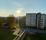 Blick vom Balkon
